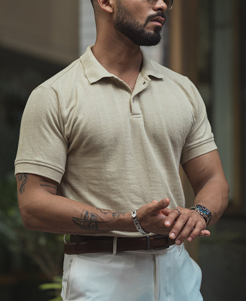 Pista Regular Fit Half SleevesÂ T-Shirt