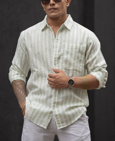 Pista Regular Fit Full Sleeves Shirt