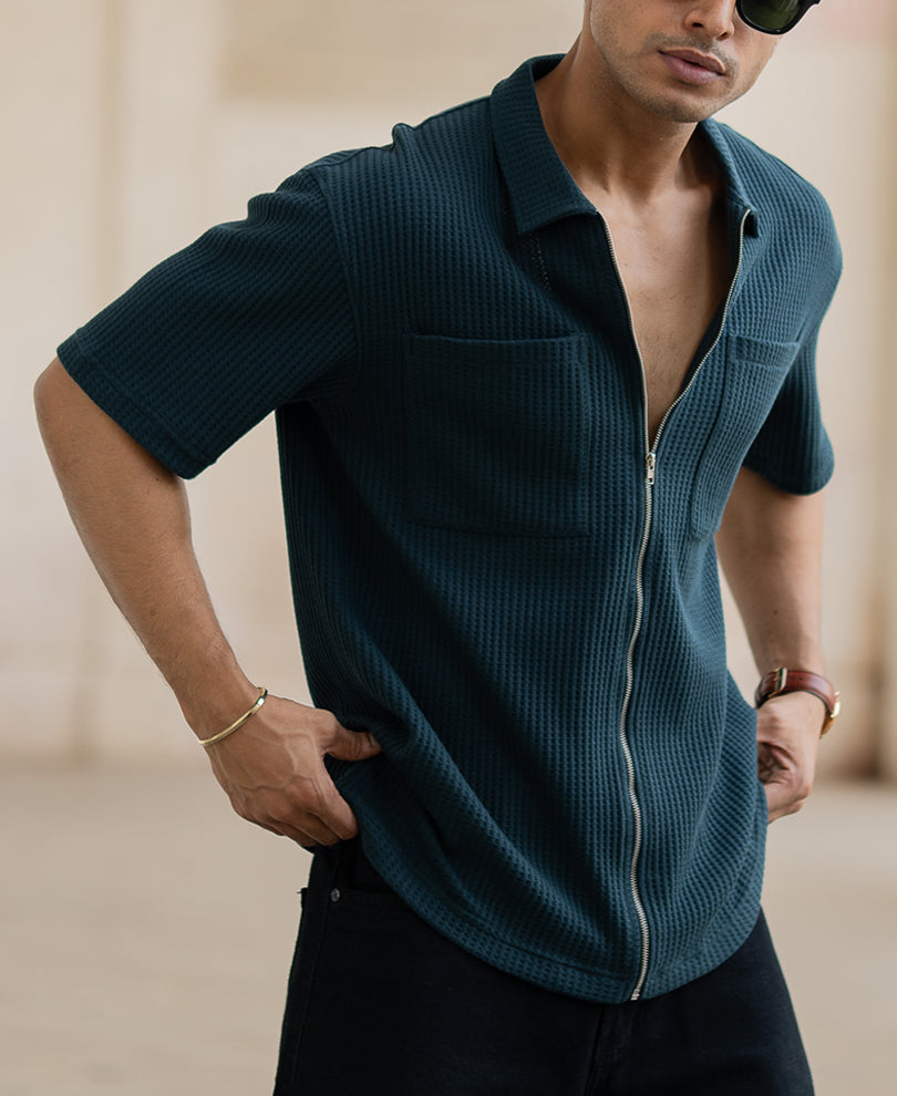 Pine Zipper Shirt