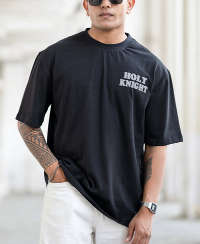 Black Printed T-Shirt