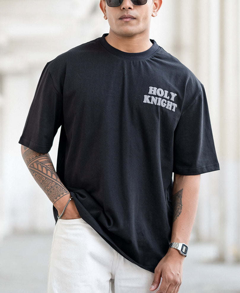 Black Printed T-Shirt