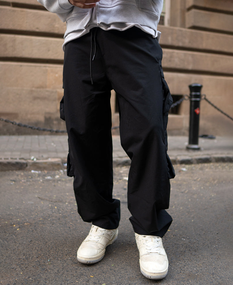 Black Technical Cargo Pant