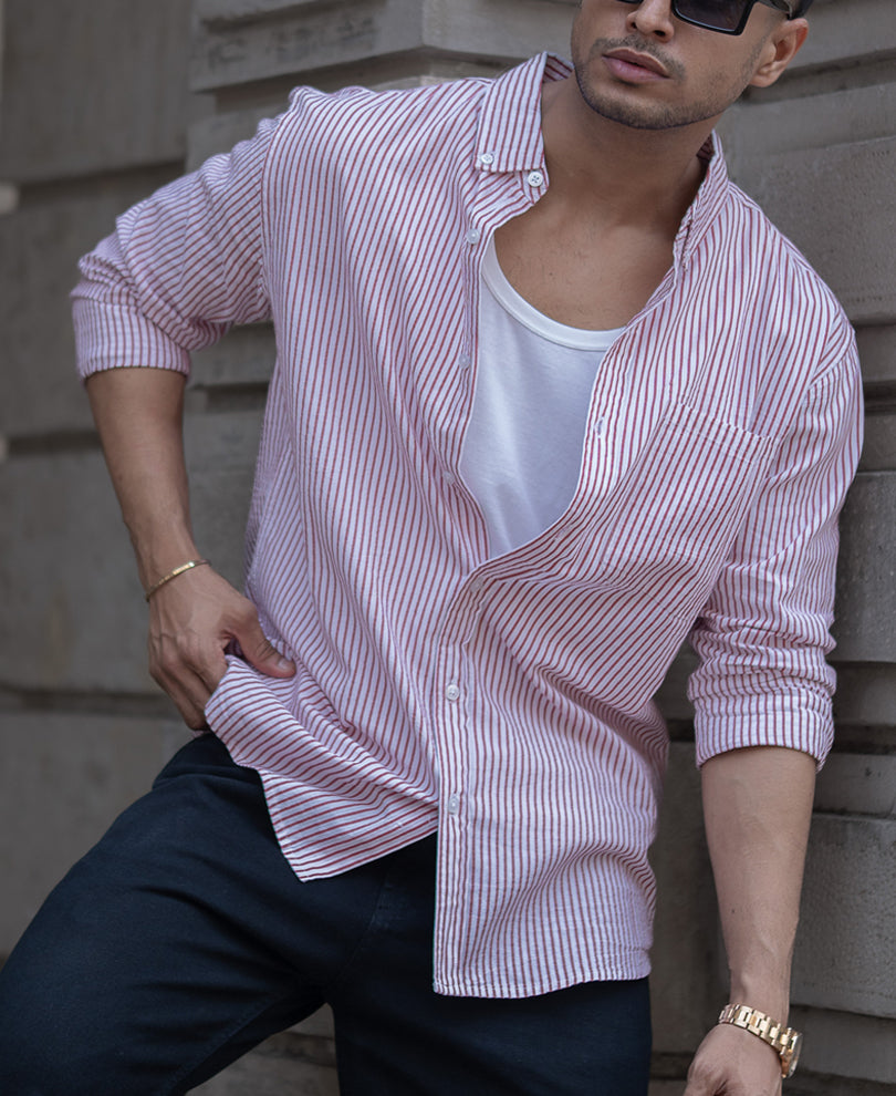 Red Stripe Shirt