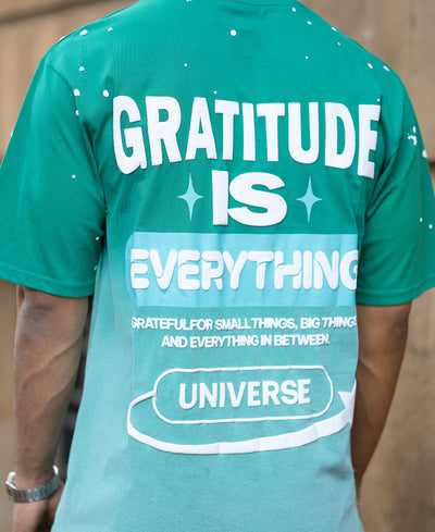 Green Ombre Printed T-Shirt