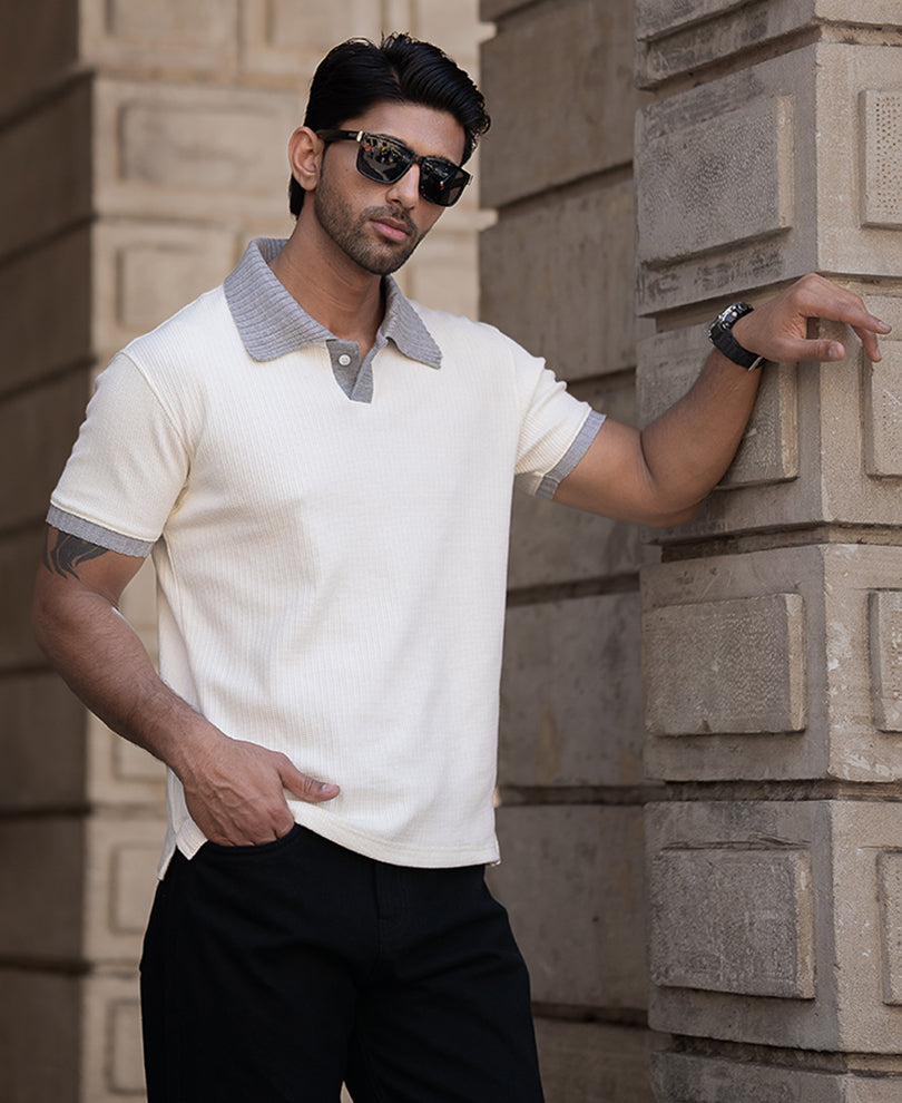Light Fawn Half Sleeves Regular Fit T-Shirt